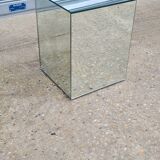 Sofa end cube mirror