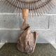Unique teak root candle holder