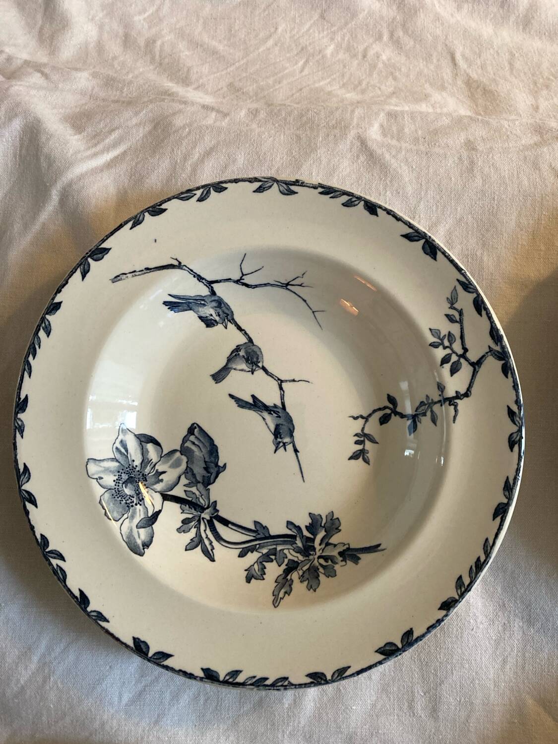 6 Spring Oxford ironstone soup plates