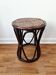 Vintage rattan and cane stool/stand - 1960s/1970s