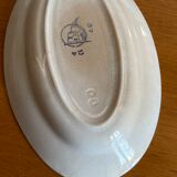 Set of 7 ceramic dishes hbcm béarn france