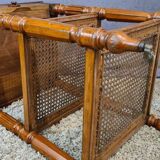 Mahogany serving trolley