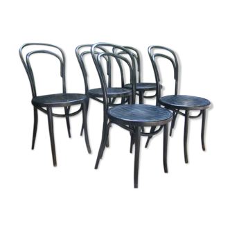 Lot of old bistro chairs