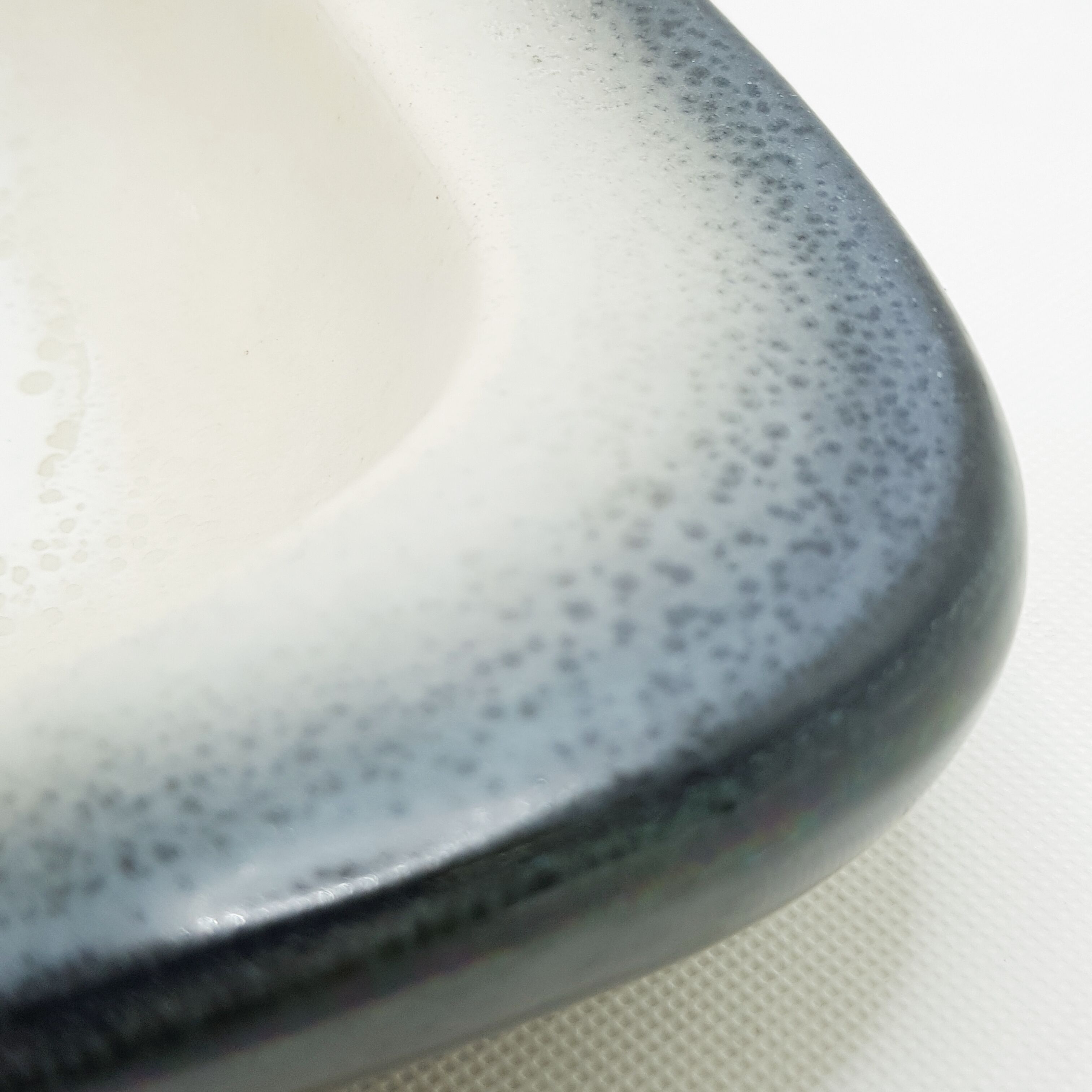 Mid century enameled ceramic ashtray