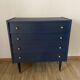 Vintage dark blue chest of drawers