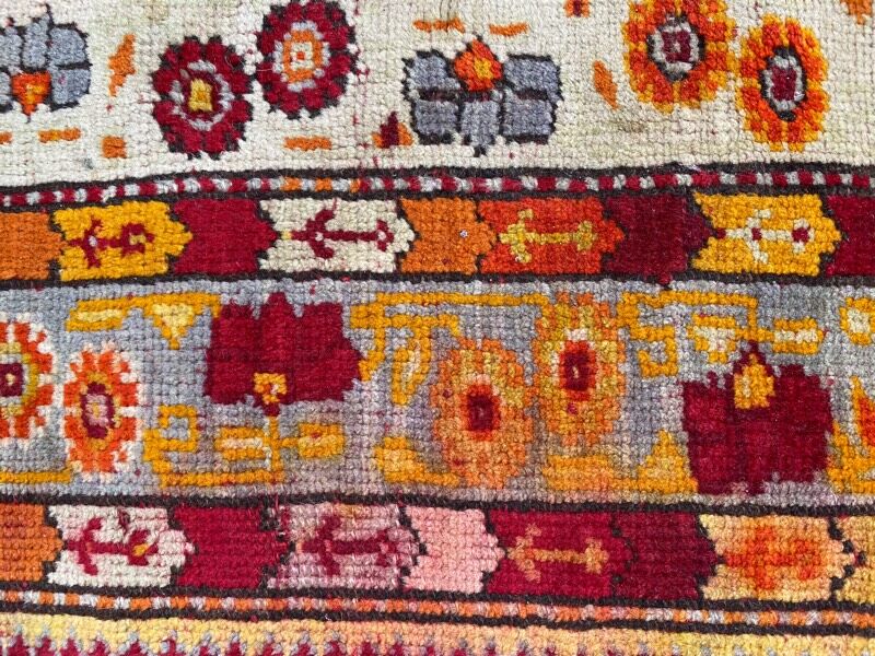 Ancient Turkish carpet Anatolia 110x145 cm