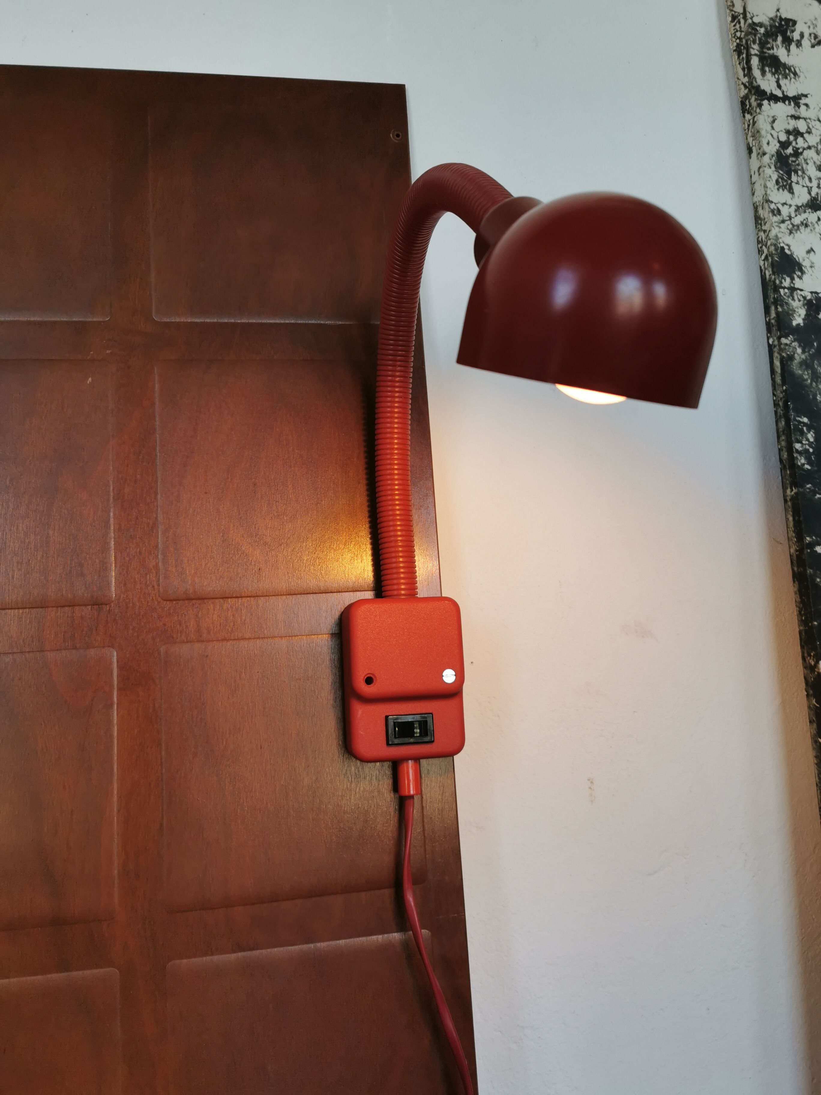 Pair of cobra sconces 1980