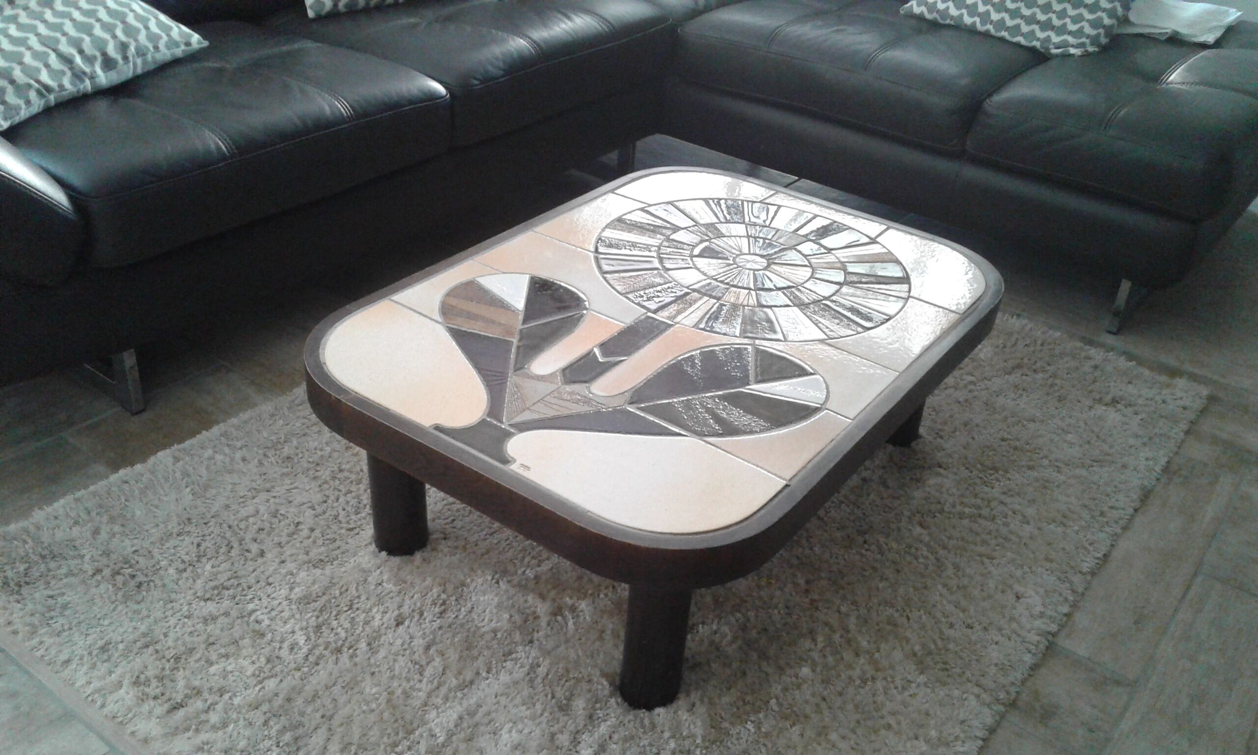 Roger Capron coffee table Shogun model vintage