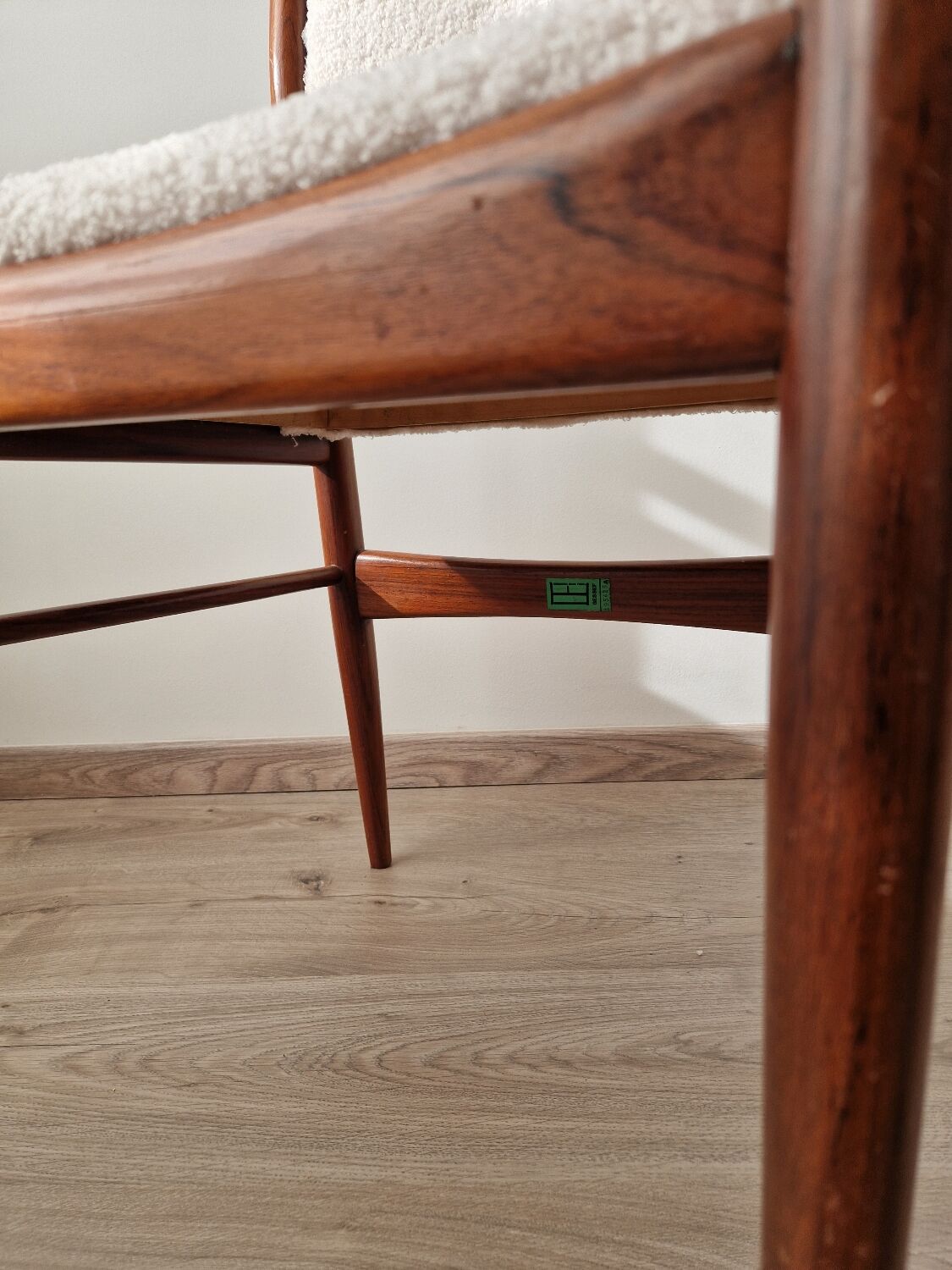 Suite of 6 Italian chairs Consorzio Sedie Friuli - 1960