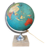 Globe terrestre lumineux 1965 édition Taride