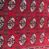 Vintage Bukhara 102 X 130 afghan turkmen carpet