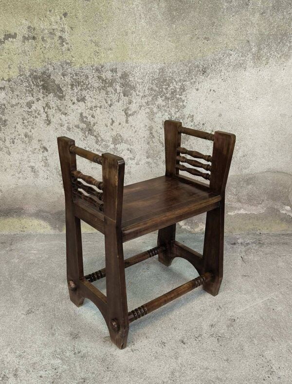 Tabouret bois vintage