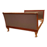 Directoire style bed in walnut Claw base 20th century