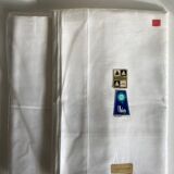 Pair of linen sheets twin beds in Gerardmer canvas reserve linen 1970