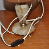 Vintage onyx table lamp