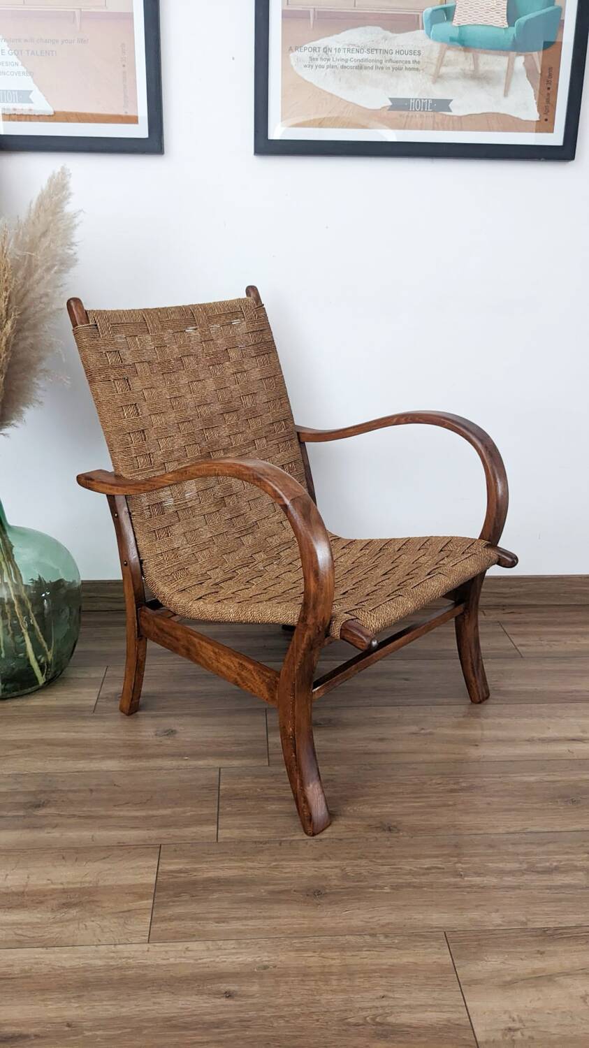 Bauhaus armchair by Erich Dieckmann Art Deco 1930s