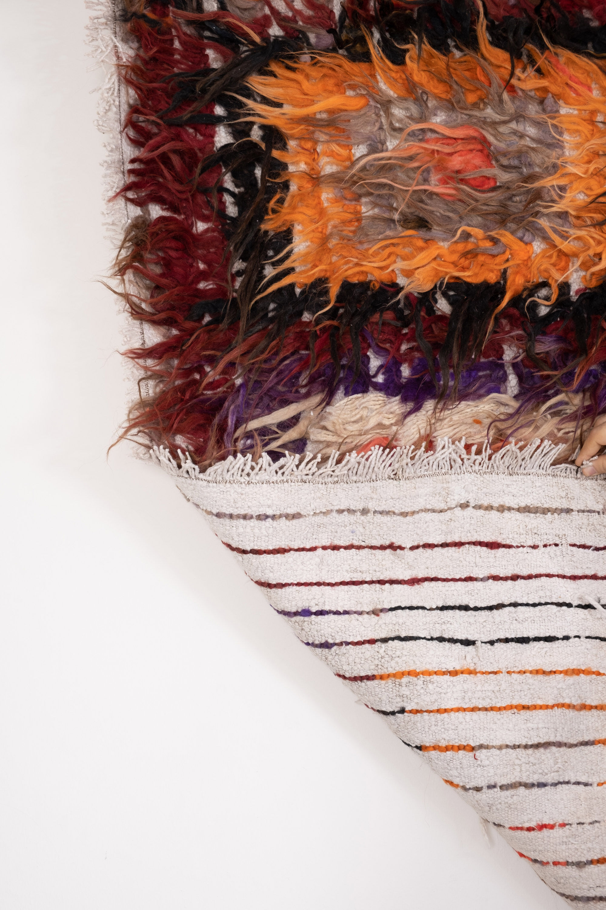 Vintage Turkish Tulu Runner Rug, 1970s 127 X 302 cm