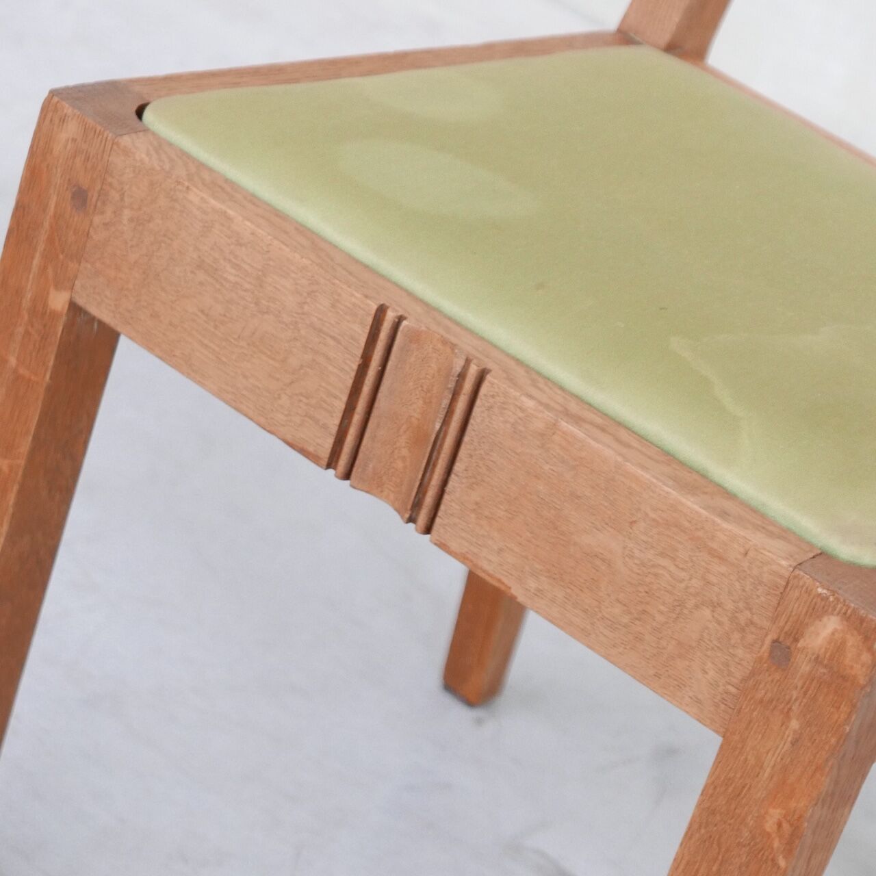 Set of six  art deco dining chairs