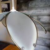 Daisy suspension shortbread glass and vintage brass