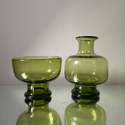 Pair of 1960’s danish glass by Per Lutken