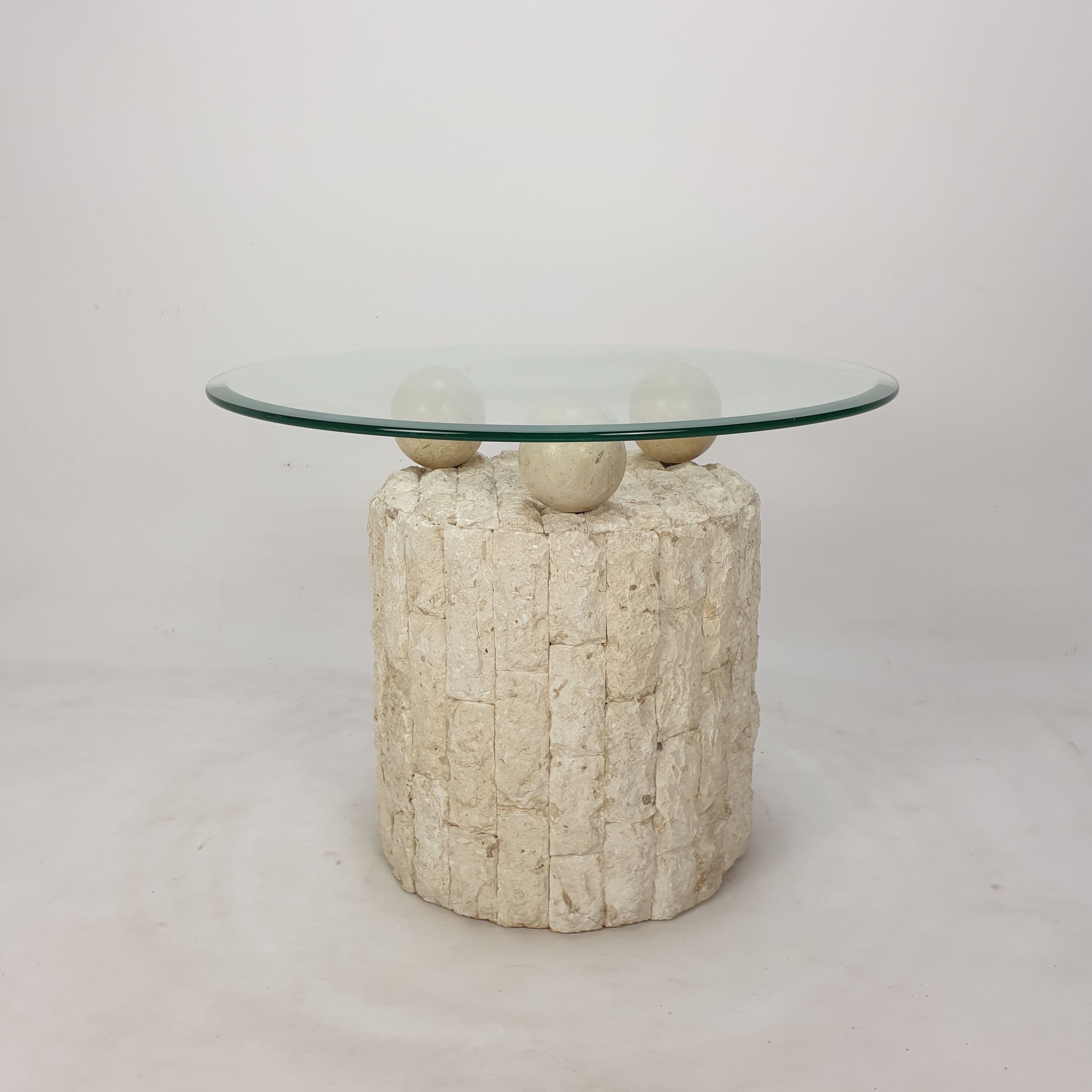 Magnussen Ponte Travertine Coffee Table, 1980s