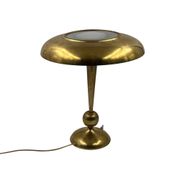 Oscar Torlasco, mod. 143 brass table / desk lamp, Prod. Lumi, Italy 1950s