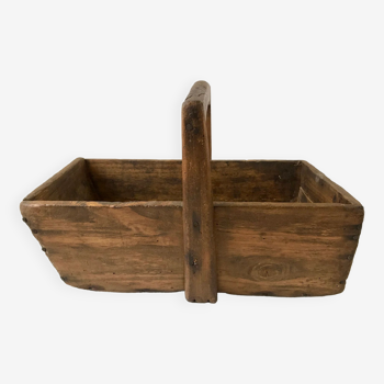 old wooden basket early twentieth century