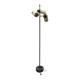 RARE 3-BEAM ADJUSTABLE FLOOR LAMP ATTRIBUTED TO ROYAL LUMIÈRE/ LUNEL, AROUND 19