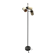 RARE 3-BEAM ADJUSTABLE FLOOR LAMP ATTRIBUTED TO ROYAL LUMIÈRE/ LUNEL, AROUND 19