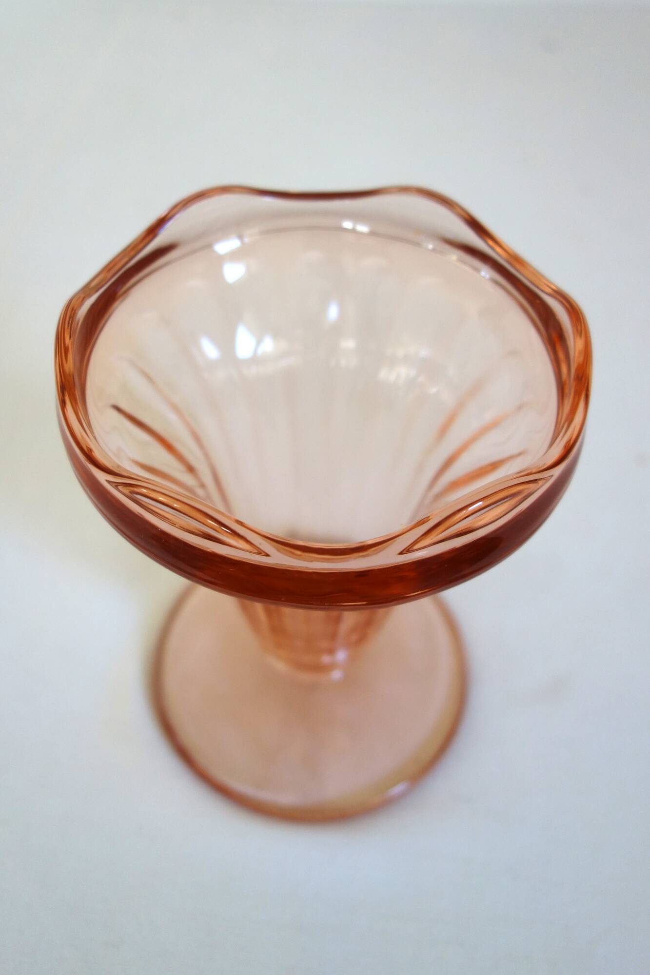 6 vintage Rosaline Luminarc fruit bowls
