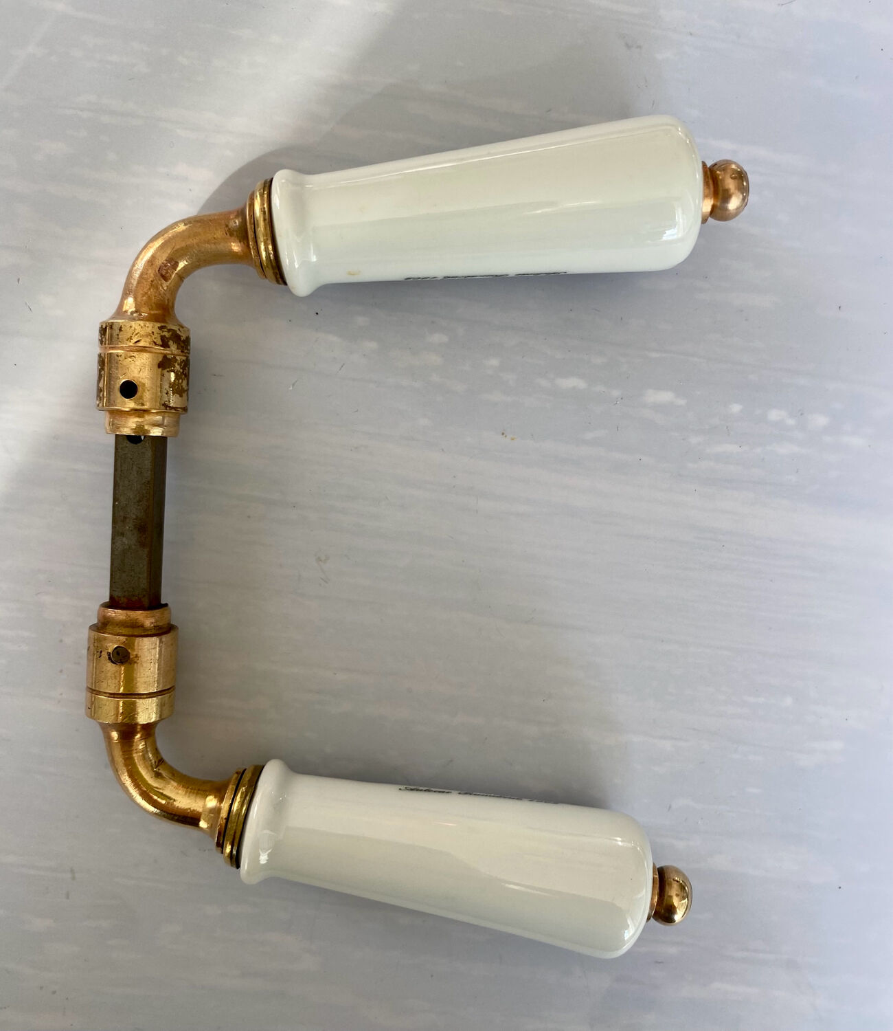 Porcelain door handles