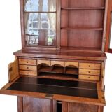 Victorian mahogany secretary bookcase