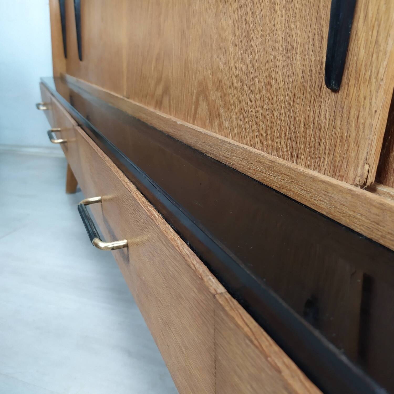 Vintage oak enfilade