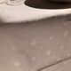 Nappe ancienne en damassée coton teintée en rose thé