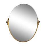 1940/1950 neo-classical 1940/1950 oval swivel mirror 40x70cm