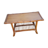 Rattan coffee table
