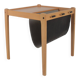 Danish side table with magazine holder by S.P. Jensen for BRDR Furbo, 1960s
