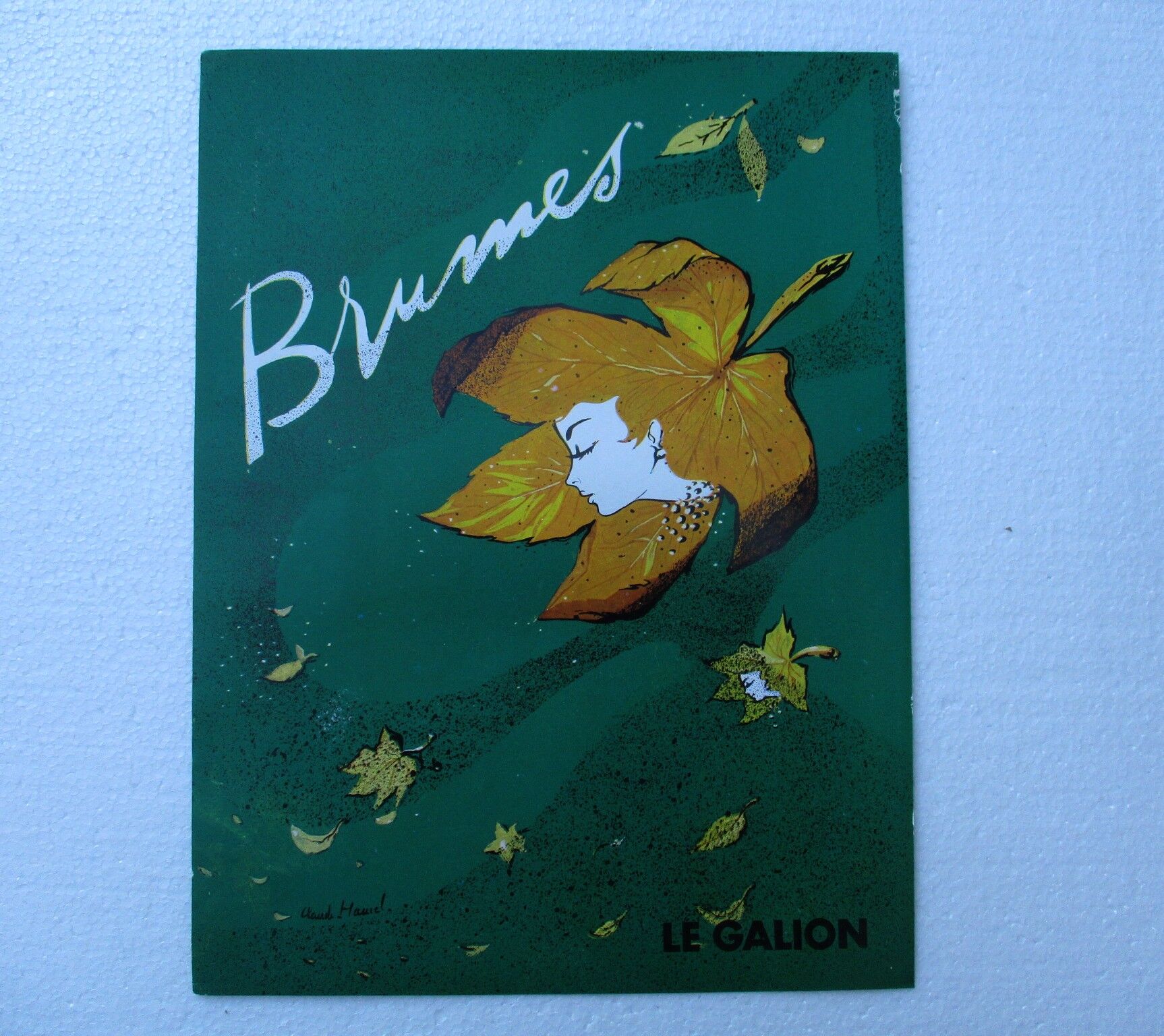 Old advertising perfume Le Galion BRUMES 50s