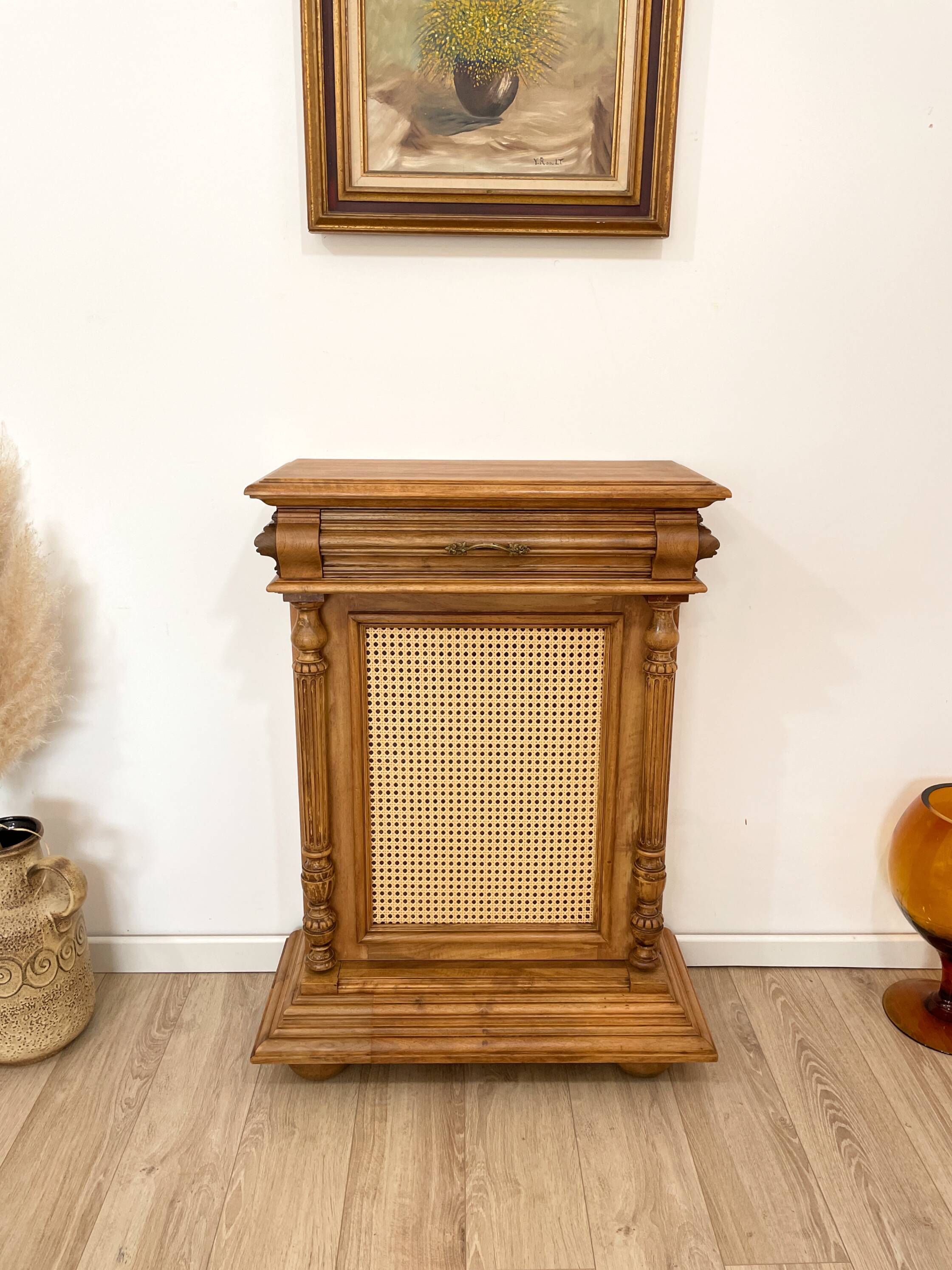 Napoleon III height walnut furniture - Double decoration