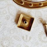 Solid brass horse door knocker