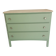 Matt green chest of drawers