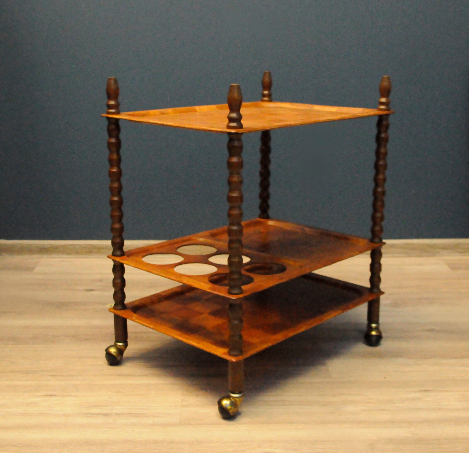 Scandinavian teak serving table