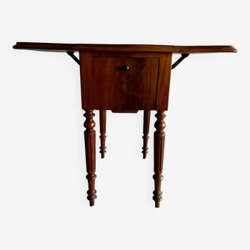 Louis Philippe shuttered bedside table