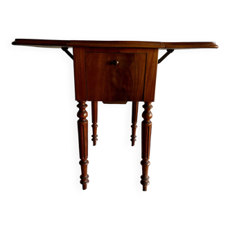 Louis Philippe shuttered bedside table