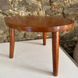 Wooden tripod side table