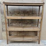 Ancien rack - étagère en teck birman