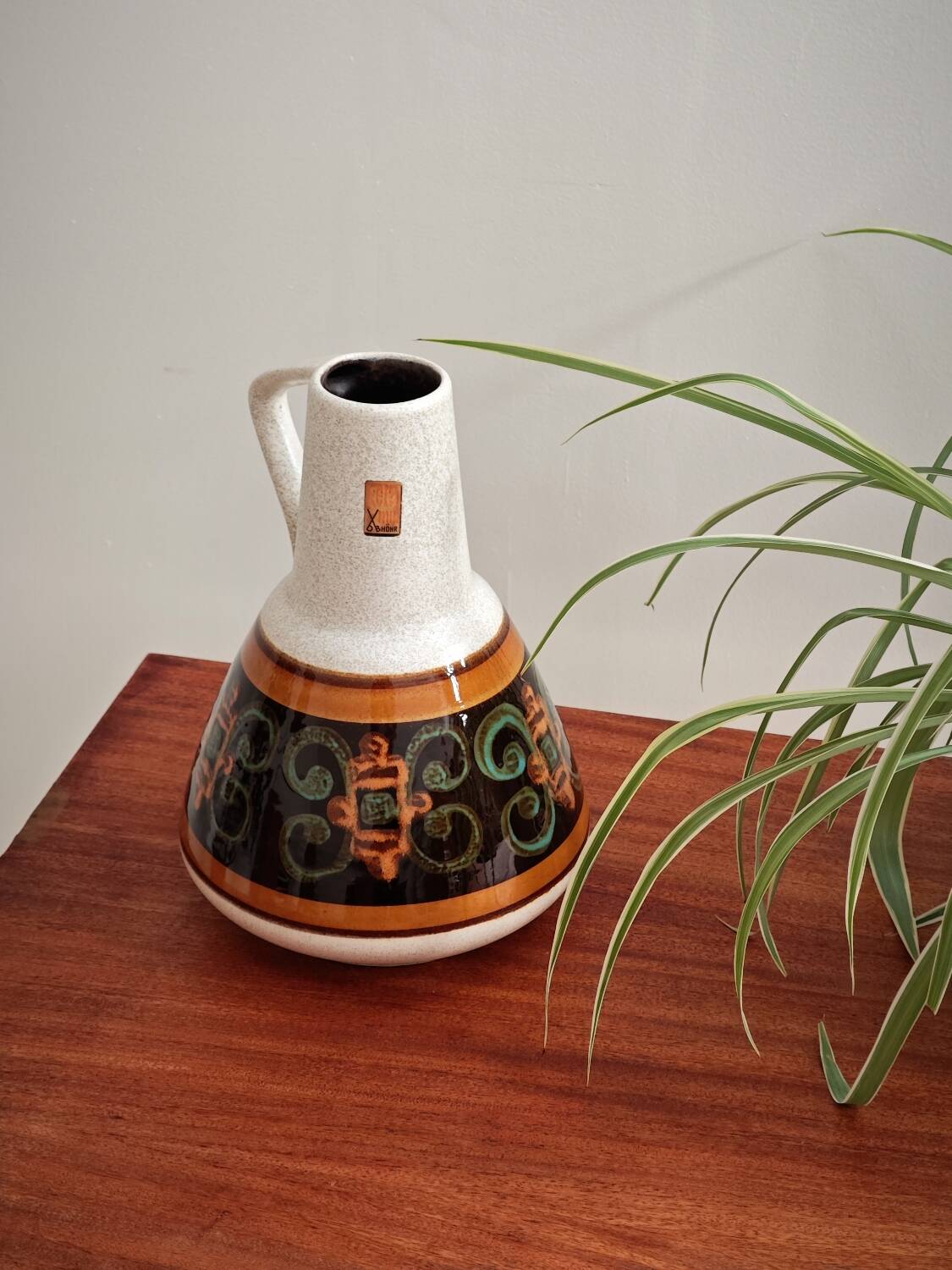 West Germany vase 310 - 22 Dumler and Breiden ochre green