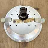 Vintage Glass Wall or Ceiling Light, 1970s