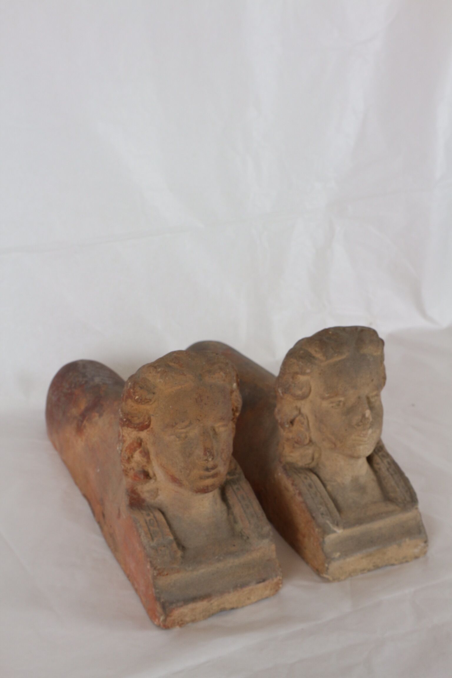 Andirons terracotta