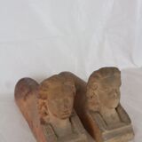Andirons terracotta